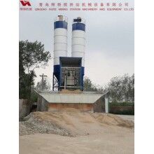 輝特混凝土攪拌站HZS50攪拌性能強，攪拌均勻、迅速，生產(chǎn)效率高