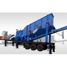 DPF建筑垃圾專用移動(dòng)破碎站